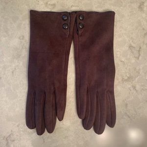 Sleek Brown Gloves